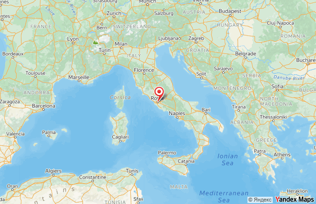 Карта маршруту репатріації з Італії до України