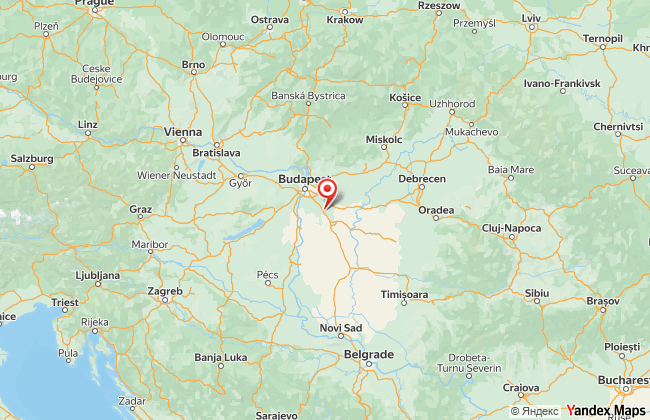 Карта маршруту репатріації з Угорщини до України